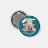 Nature Calm Aesthetic Art マグネット (正面/裏面)