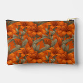 Nature Custom Lilies Flower Women Birthday アクセサリーポーチ (裏面)