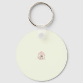 Nature Cute Flower Fairy 1st Birthday キーホルダー (裏面)