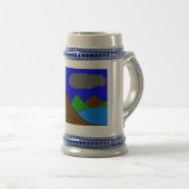 Nature design mug ビールジョッキ (正面右)