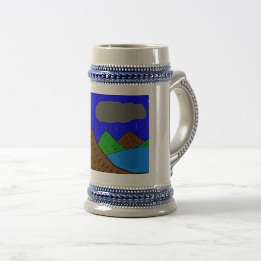 Nature design mug  ビールジョッキ (正面右)