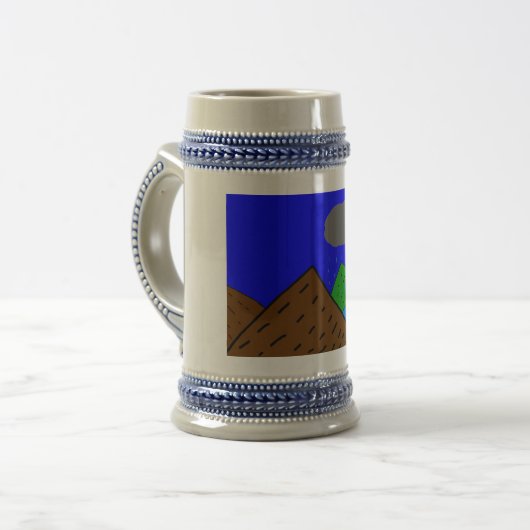 Nature design mug  ビールジョッキ (正面左)