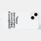 "Nature Does Not Hurry" - Citation Zen Inspirante Case-Mate iPhoneケース (裏面 (横))