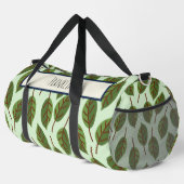 Nature Drawing I Custom Name  ダッフルバッグ (右コーナー)