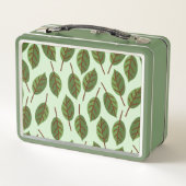 Nature Drawing I Custom Name メタルランチボックス (裏面)