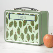 Nature Drawing I Custom Name メタルランチボックス (インサイチュ)