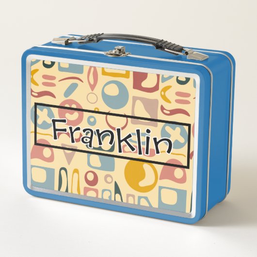 Nature Drawing I Custom Name メタルランチボックス (正面)