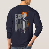 Nature Exploration (2) | メンズ長袖 Tシャツ (裏面)