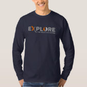 Nature Exploration (2) | メンズ長袖 Tシャツ (正面)