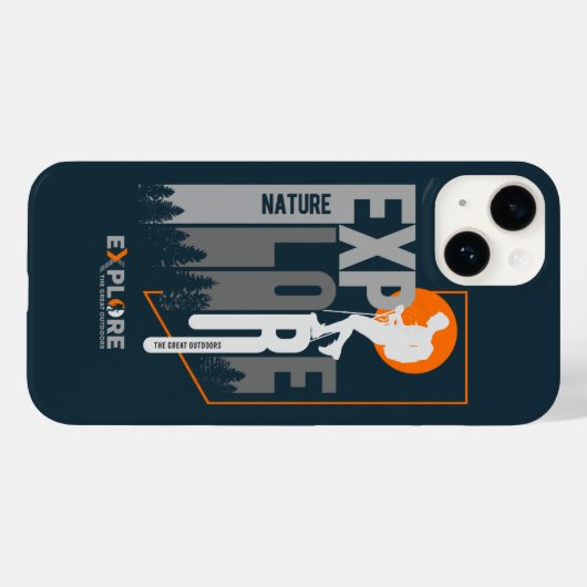 Nature Exploration (2) | メンズ - Case-Mate iPhoneケース (裏面 (横))