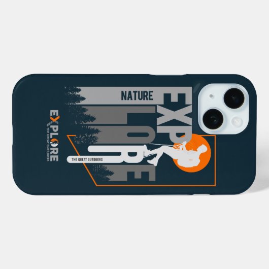Nature Exploration (2) | メンズ - Case-Mate iPhoneケース (裏面 (横))