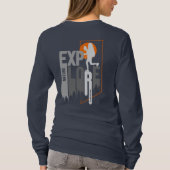 Nature Exploration (2) | レディース長袖 Tシャツ (裏面)