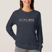 Nature Exploration (2) | レディース長袖 Tシャツ (正面)