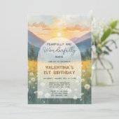 Nature Fearfully & Wonderfully Made Bible Birthday 招待状 (スタンド正面)