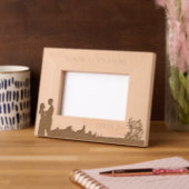 Nature Floral Wedding Personalized レーザー彫刻フレーム (左)