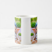 Nature Gnome Cat  コーヒーマグカップ (中央)