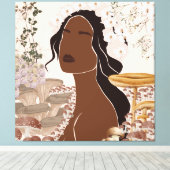 Nature Goddess キャンバスプリント (インサイチュ (ウッドフロア))