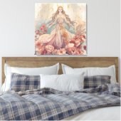 Nature Goddess Boho Wall Art  キャンバスプリント (インサイチュ (寝室))