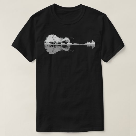 Nature Guitar  Tシャツ (デザイン正面)