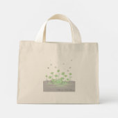Nature Harmony Small Canvas Bag – JoyCrys Studio ミニトートバッグ (裏面)