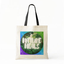 NATURE HEALS トートバッグ