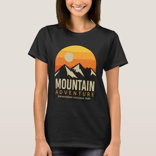 Nature Hike Shenandoah National Park Souvenir Virg Tシャツ (正面)