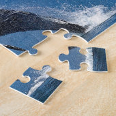 Nature Humpback Whale Wildlife Photo ジグソーパズル (側面)