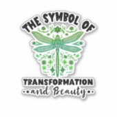 Nature Insect Dragonflies Transformation Beauty Dr シール (正面)