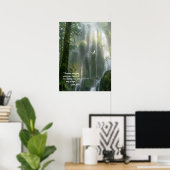 Nature inspirational quote John Muir ポスター (ホームオフィス)