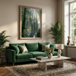 Nature inspirational quote John Muir ポスター