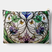 Nature Inspired Art Nouveau Stained Glass  アクセサリーポーチ (裏面)