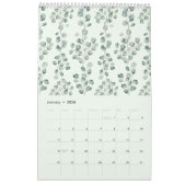 Nature-Inspired Botanical Art Wall Calendar カレンダー (1月 2026)