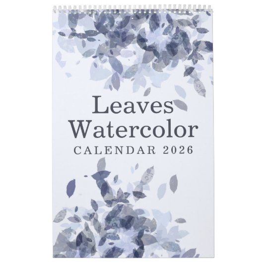 Nature-Inspired Botanical Art Wall Calendar カレンダー (カバー)