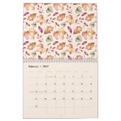 Nature-Inspired Botanical Art Wall Calendar カレンダー (2月 2027)