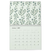 Nature-Inspired Botanical Art Wall Calendar カレンダー (1月 2027)