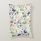 Nature-Inspired Botanical Pattern Decorative Throw アクセントクッション (正面(垂直))