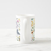 Nature-Inspired Botanical Pattern Decorative Throw ボーンチャイナマグカップ (裏面)