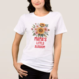 Nature-Inspired Colorful Sunflower Nursery トライブレンドＴシャツ
