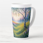 nature-inspired design that evokes a sense of peac カフェラテマグ (右アングル)