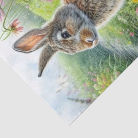 Nature Inspired Easter Eggs and Rabbit  薄葉紙 (詳細)