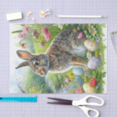 Nature Inspired Easter Eggs and Rabbit  薄葉紙 (クラフト)