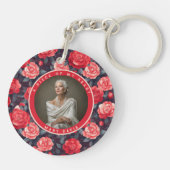 Nature-inspired Housewarming Gift Ideas Rose Flora キーホルダー (裏面)