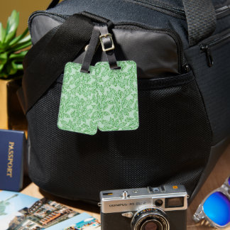 Nature-Inspired Leaf Pattern Luggage tag ラゲッジタグ