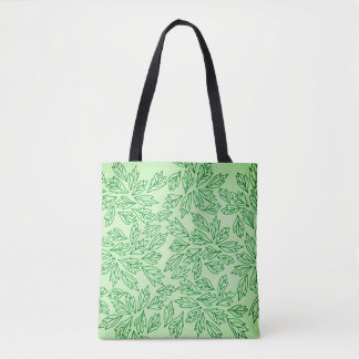Nature-Inspired Leaf Pattern Tote bag トートバッグ