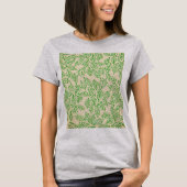 Nature-Inspired Leaf Pattern TShirt Tシャツ (正面)