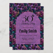 Nature Inspired Lilies Inspired 30Th Birthday 招待状 (正面/裏面)