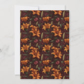 Nature Inspired Lilies Sparkle 90Th Birthday 招待状 (裏面)