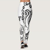 Nature Inspired Monochrome Art レギンス (裏面)