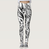 Nature Inspired Monochrome Art レギンス (正面)