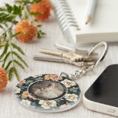 Nature-inspired party favor Rose Flower キーホルダー (正面右)